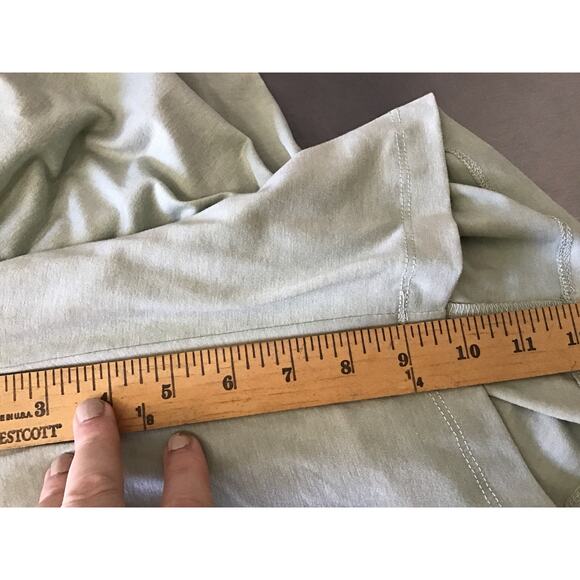 NWOT Thread Wave Cream and Green Shorts and Tee Pajama Set Large - Picture 12 of 12